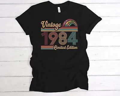 Buy Vintage 1984 Limited Edition T-Shirt, 40 Years Old, 40th Birthday T Shirt, • 12.49£