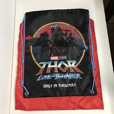 Buy Marvel Studios Thor Love And Thunder Drawstring Bag With Cape Disney Insider NEW • 16.37£