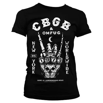 Buy Officially Licensed CBGB 315 New York Women's T-Shirt • 9.99£