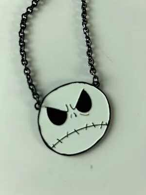 Buy The Nightmare Before Christmas Jack Skellington Necklace 16 To 20 Inch Disney • 11.36£