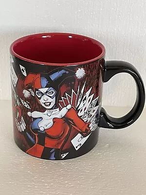 Buy DC Comics Harley Quinn 20 Oz Red Black Coffee Mug Cup Tea Merch Cosplay Large • 19.21£