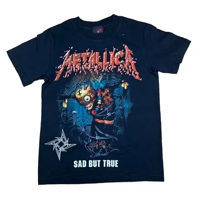 Buy Metallica Vintage T Shirt Small Womens Black Metal Rock Band Tee Vintage Hipster • 40£