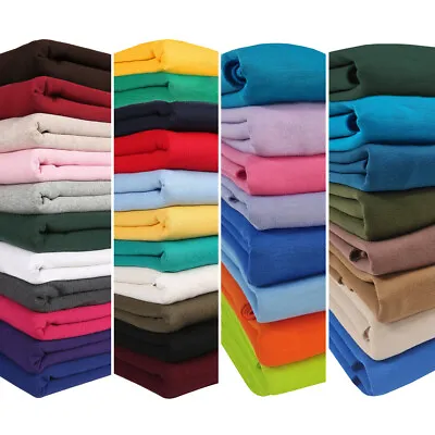 Buy Sweatshirt Fabric + Matching Knit Rib;Brushed Fleece Hoodie Jersey Wholesale • 47.95£
