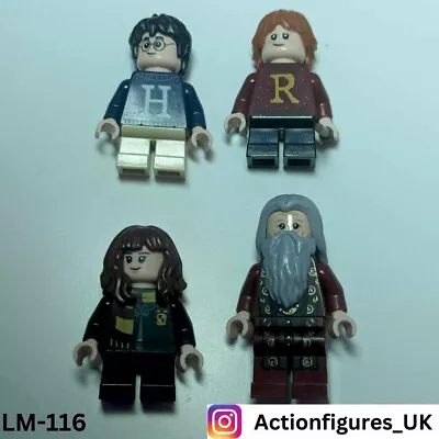 Buy Lego Harry Potter Christmas Jumper Sweater Set Harry Ron Hermione Dumbledore • 9.99£