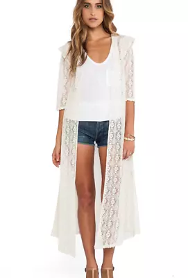 Buy Spell & The Gypsy One Size Phoenix Lace Duster 1/2 Sleeve Bohemian • 142.21£