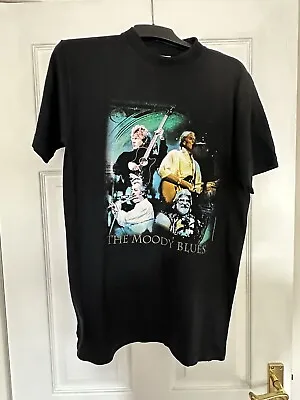 Buy VINTAGE The Moody Blues Hall Of Fame T Shirt Mens Size M 2000 Music Band Black • 20£