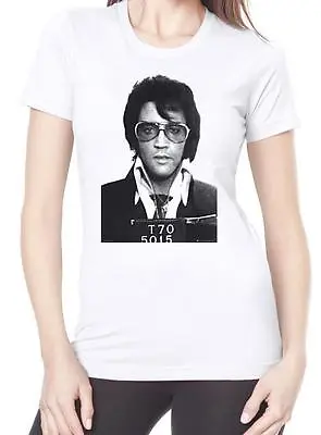 Buy Elvis Presley Mugshot Women's T-Shirt - Small To XL • 12.95£