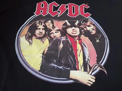 Buy AC/DC Highway To Hell Official H&M Divided T Shirt Angus Young Bon Scott Large • 11.99£