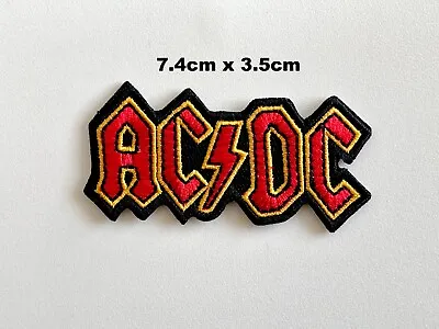 Buy ACDC Rock Band Embroidered Patch Sew Iron On Patches Transfer Clothes Jackets • 2.49£