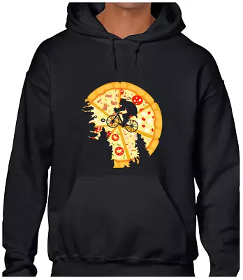 Buy Moon Pizza Hoody Hoodie Funny Joke Food Lover Design Retro Fashion Quality Top • 16.99£