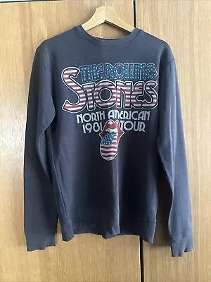 Buy The Rolling Stones North America Tour 1981 Sweatshirt Long Sleeved T Shirt Small • 12.99£