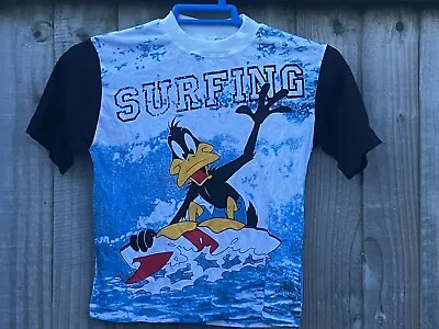 Buy Boys Age 6 - 7 Yrs Daffy Duck Short Sleeve T-shirt - Ladybird • 0.99£