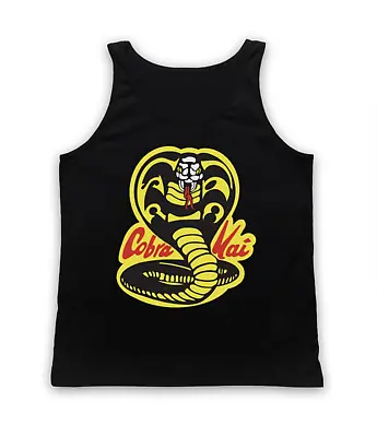 Buy 80's Karate Kid Cobra Kai Logo Unofficial Dojo Film Adults Vest Tank Top • 18.99£