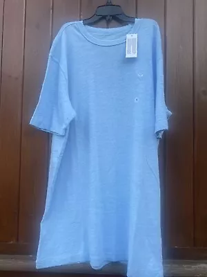 Buy American Eagle Super Soft Standard Fit Size Small Blue T Shirt BNWT • 5.95£