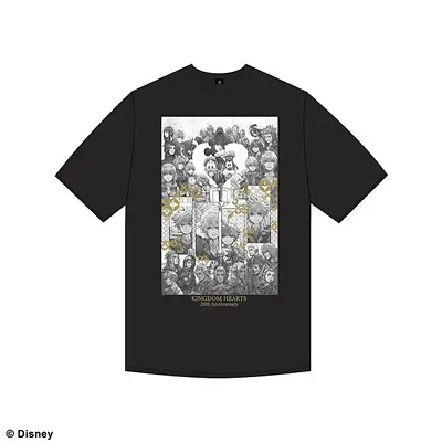 Buy Kingdom Hearts 20th Anniversary Illustration T-shirt New Japan Original Presale • 75.16£