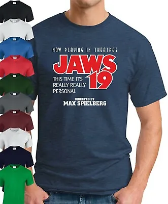 Buy JAWS 19 T-SHIRT > Funny Slogan Geek Nerd Shark Back To The Future Mens • 9.49£