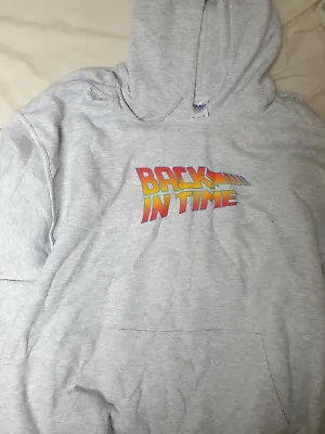 Buy Back In Time Marty Mcfly Back To The Future 80s 2015 Hooded Top Retro • 16.99£