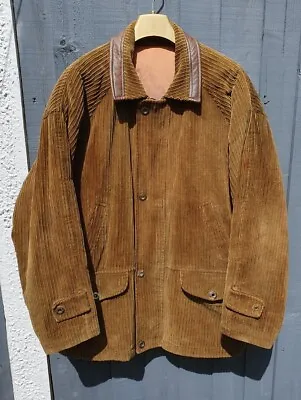 Buy Boteks Rare Vintage Thick Jumbo Cord Corduroy Chore/Work Brown Jacket XL Men's • 61.20£