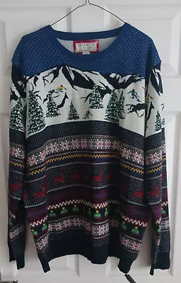 Buy Mens F&F Knitwear Christmas Jumper Size 3XL Light Up Heavyweight • 30£