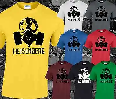 Buy Heisenberg Gas Mask Mens T Shirt Breaking Bad Walter White Heisenberg S-3XL • 7.99£