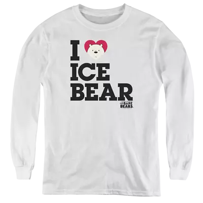 Buy We Bare Bears Heart Ice Bear - Youth Long Sleeve T-Shirt • 23.62£