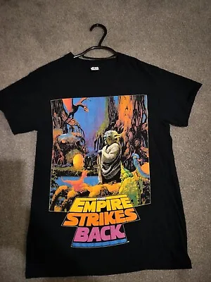 Buy Vintage Style STAR WARS The Empire Strikes Back DAGOBAH YODA T-Shirt MEDIUM • 14.44£