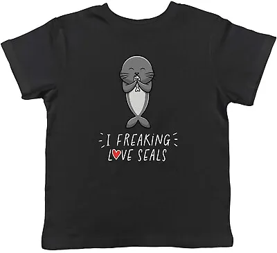 Buy Seal Lover Kids T-Shirt Fish Marine Cute Flipper Childrens Boys Girls Gift • 5.99£