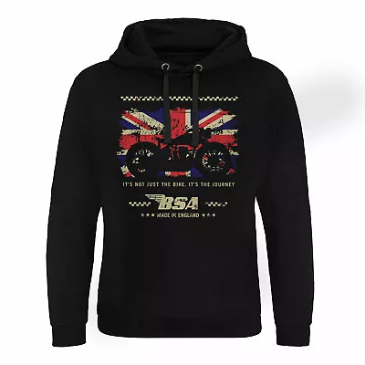 Buy Officially Licensed B.S.A. Motorcycles - The Journey Epic Hoodie S-XXL Sizes • 37.92£