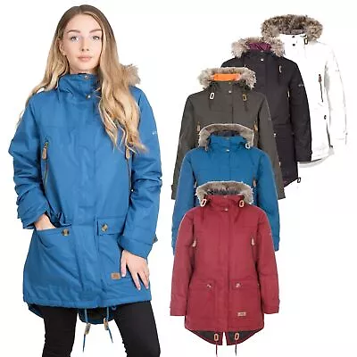 Buy Trespass Womens Parka Jacket Waterproof Longer Length Clea • 43.99£