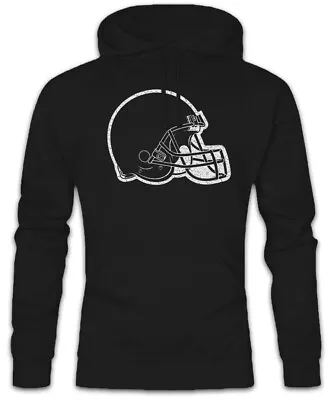 Buy American Football Helmet Hoodie Sweatshirt Player Passion Love Addiction Ball • 40.74£