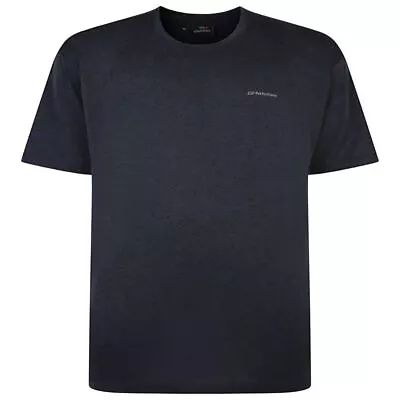 Buy Espionage Men's Big Size Performance T-Shirt (LW147)  In Navy 2XL To 8XL • 33.53£