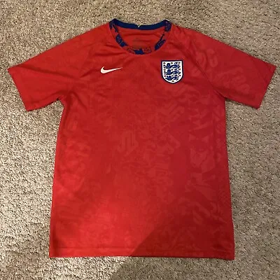 Buy NWOT Nike Dri-fit Boys England T Shirt -  Size XL - Red • 10£