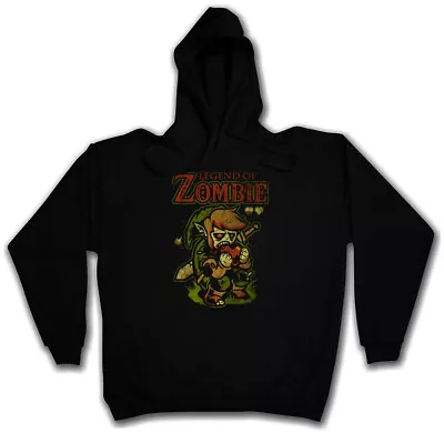 Buy LEGEND OF ZOMBIE HOODIE SWEATSHIRT Fun Zombie Heart Eating The Game Dead Zelda • 40.74£