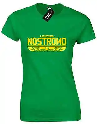 Buy Nostromo Ladies T Shirt Novelty Slogan Prometheus Weyland Yutani New Womens • 8.99£