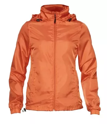 Buy New Gildan Hammer Ladies Windwear Jacket. Orange L/12.  A1640. • 6.99£