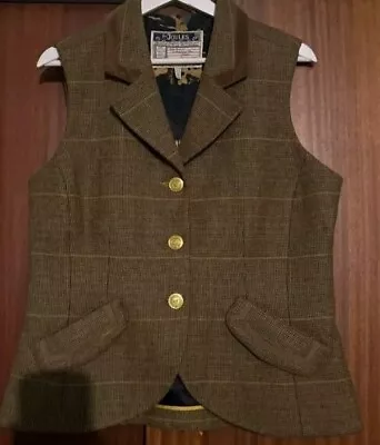 Buy ☀️Gorgeous Joules Tweed Riding Hack Waistcoat Gilet Jacket Size 16 ☀️ • 30.99£