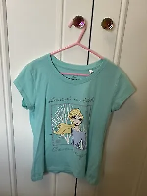 Buy Elsa T-shirt, Frozen 2, Disney Clothing,  Girls Age 9-10, 140cm • 4.99£
