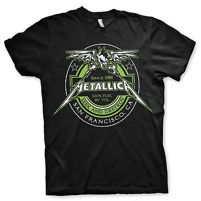 Buy Metallica Fuel Since 1981 Seek And Destroy Rock Official Tee T-Shirt Mens • 16.36£