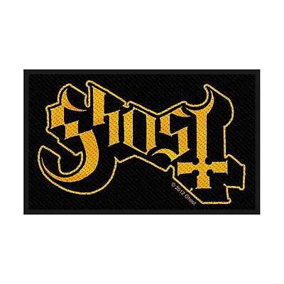 Buy Officially Licensed Ghost Logo Sew On Patch- Music Merch Band Rock Patches M169 • 3.99£