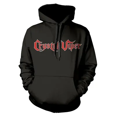 Buy CRYSTAL VIPER - WOLF & THE WITCH BLACK Hooded Sweatshirt Medium • 12.18£