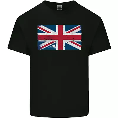 Buy Distressed Union Jack Flag Great Britain Kids T-Shirt Childrens • 7.99£