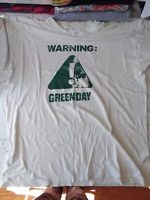 Buy Vintage 2000 Green Day Warning Shirt (Dookie/Insomniac/Nimrod/American Idiot) • 46.88£