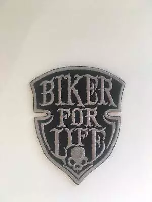 Buy Biker For Life Motor Bike Embroidered Sew/Iron On Patch Badge Jeans/Jacke N-56 • 2.09£
