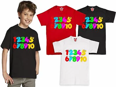 Buy Number Day National Maths Day School Celebrate Gift Top Kids T-Shirts • 5.89£