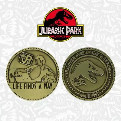 Buy Jurassic Park Collector Coin 30th Anniversary On 1993 Piece Limited Nip • 27.06£