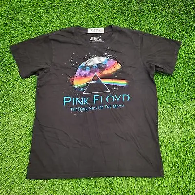 Buy Pink-Floyd Rock Band Shirt Womens L-Short 20x25 The-Dark-Side-Of-The-Moon • 3.14£