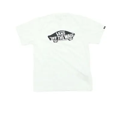Buy Vans Men's T-Shirt S White, 100% - Cotton • 8£