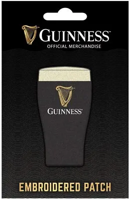 Buy Guinness Pint Iron-on / Sew-on Cloth Patch 40mm X 80mm (sg) • 4.49£