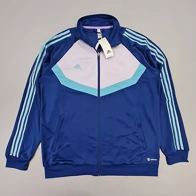 Buy Adidas Mens Tracksuit Jacket Blue XL Tiro Windbreaker Aeroready • 29.99£