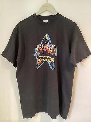 Buy Vintage 2003 Star Trek Voyager T-Shirt Size XL, TV Sci-Fi Series • 14.99£